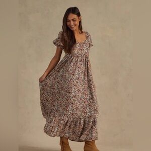 Rylee + Cru Chloe floral dress